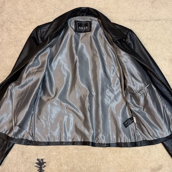 Adler Collection Leather Jacket Size Medium - Picture 3 of 5